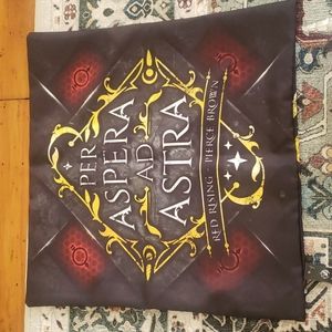 3/$35 Red Rising Throw Pillow Cover